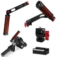 Folding Sling Handle Grip Wooden Handle with NATO Slider for DJI Ronin RS2/RS3/RS3PRO/RS4PRO/RS3 min