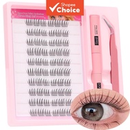 Lash Clusters Manga Lash Extension Kit Curly Cluster Eyelash Extensions Natural Lash with Bond and S