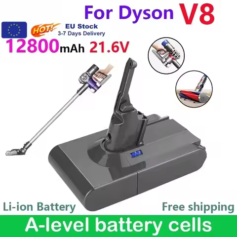 21.6V For Dyson V8 Battery Absolute V8 Animal Li-ion SV10 Vacuum Cleaner series Rechargeable batteri