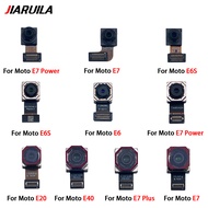 Front Rear Back Camera For Motorola E6/E6S E7 power plus E20/40 Main Frontal Facing Camera Module Fl