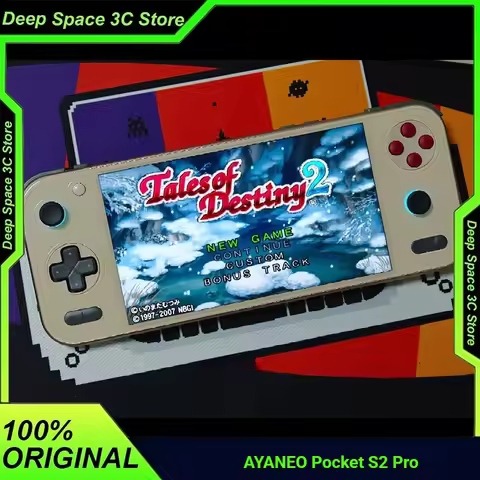 AYANEO Pocket S2 Pro Handheld Game Console 6.3Inch 2K IPS Screen RGB TMR Joystick Hall-Effect Trigge