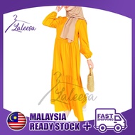 LALEESA LD247273 DRESS FAIZA O Neck Retro Dress Muslimah Dress Women Dress Abaya Muslimah Jubah Plus Size Baju Raya 2024