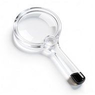 2 Times 5 Times Handheld Magnifying Glass Glass Lens Elderly Reading Mirror HD High Power Portable