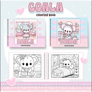 [PDF] 50+ Pages Koala Kawaii Coloring Book | Buku mewarna kanak2 | A5 Size HD| PDF Instant Download