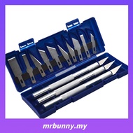 【MRBUNNY】13PCS Precision Cutter Set Exacto Hand Carving Tool Arts & Craft Hobby Kit