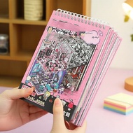 DIY Journal 3D Miniature Scene Set 4.0 Cute Sticker Book for Scrapbooking Set Miniatur 3D Jurnal DIY
