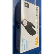 BLACK VINYL/NITRILE BLEND GLOVES