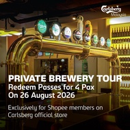 [MEMBERSHIP] Carlsberg Brewery Private Tour 26 AUGUST (4 PAX)
