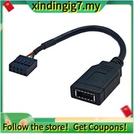 【】USB 9PIN to TYPE-E Adapter Cable USB 9PIN to TYPE-E Cable USB Front Panel Adapter Cable USB 9PIN t