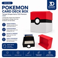TCG Pokemon Card Deck Box/ Top Loader 60 cards Pokemon Card storage Box TCG storage/