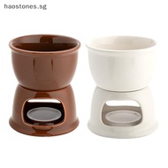 Hao 1PC Mini Ceramic Fondue Cheese Chocolate Melg Fondue Home Hot Pot Cup SG