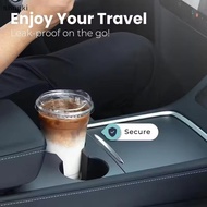shngki 16 Oz Plastic Cups With Secure Lids Clear Disposable Beverage Cups For Iced Coffee Soft Drink