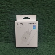 INFINIX 45W Charger Adapter + Data Cable TYPE-C Fast Charger Original
