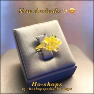 Cincin Flowers - Bunga Mas Kuning 24K 999% Pure Gold Asli Emas