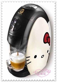 ♥小花花日本精品♥ Hello Kitty x Nespresso 品牌合作 U型咖啡機 日本限定 56869903