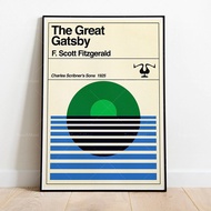 Fall Albert Camus, Sacred Comedy, Book Fiction Philosophy Vintage Literature Wall Art Canvas Nordic 