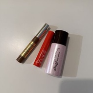 $20 for all : Sofina long jeep base uv , can make eyebrow 03, Dec color lip cream  (願交換120尺寸上的*全新連吊牌