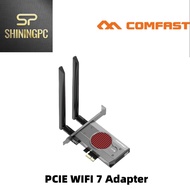 Comfast 8774Mbps WiFi 7 Intel BE200 MAX PCI-E Wifi Adapter Bluetooth 5.4 Tri Band 2.4G/5G/6GHz Wifi 