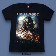 เสื้อยืดวง Disturbed (ป้ายRock Yeah) สกรีนหน้า-หลัง ผ้าคอตตอน100