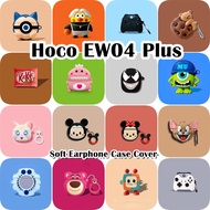 For Hoco EW04 Plus Case Anime Cartoon Soft Silicone Earphone Case Casing Cover NO.1