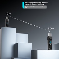 Microphone Wireless Converter XLR Transmitter and Microphone Receiver Intelligent Noise Cancelling C