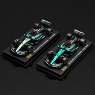 Bimeigao Car Model 1: 43 Mercedes-Benz W15F1 Formula Car Hamilton Russell W16 Alloy Car Model Male 7