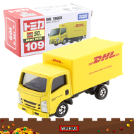 WUHUI   No.109 DHL Truck Car Hot Pop Kids Toys Motor Vehicle Diecast Metal Model