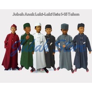 Long Sleeve Boys' Robe - White, Ages 1 - 12 - White, 1 Year H8X0