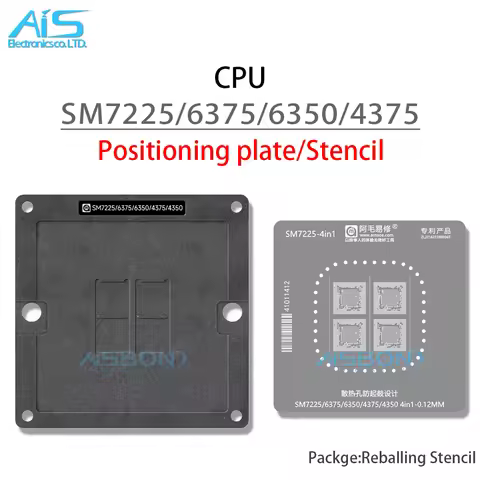 BGA Reballing Stencil Template Station For Qualcomm Snapdragon 750g 695 4Gen1 SM7225 SM6375 SM6350 S