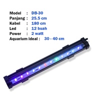 Lampu Celup Led Aquarium batu aerator lampu gelembung LAMPU akuarium