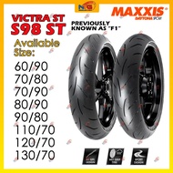 MAXXIS VICTRA S98 ST F1 Tyre Tubeless Motorcycle (60/70/80/90/110/120/130)-17 Inch [Made in Indonesia]