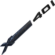 Xdrive 40i Gloss Black Genuine Size Replacement for BMW Xdrive Fender Side/Trunk Rear Emblem Badge X