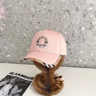Chanel6666 Pink Double C Printed Baseball Cap