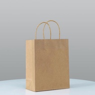 Kraft paper bag paper gift bags with handles wedding party favor bags shopping retail merchandise Bags snacks bag