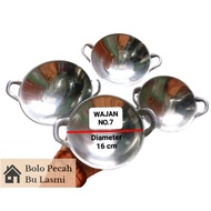 BL - MINI Wok No. 7 Diameter 16cm Cast Aluminum Mini Wok/ Polishing Wok/ Small Wok/ Serabi Wok/ Cucu