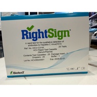 RIghtsign HCV Test Cassette 25’s (FOR He pa C)