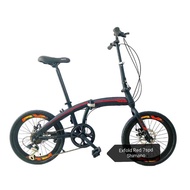 [100% SIAP PASANG] 20" Exfold Folding Bike ( Shimano Gear 7 SPEED) | 20" Treking Folding Bike (Gear Jeff 7 SPEED)