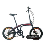 [100% SIAP PASANG] 20" Exfold Folding Bike ( Shimano Gear 7 SPEED) | 20" Treking Folding Bike (Gear 