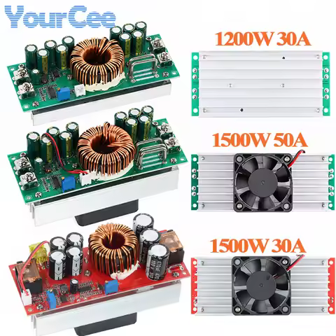 DC-DC 1500W/30A Step Up Boost CC CV Adjustable 1500W/50A 1200W/30A Step Down Buck Constant Voltage R