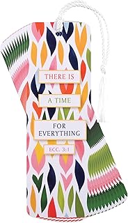Dicksons There is A Time for Everything Ecclesiastes 3:1 6 Inch Cardstock Paper Tasseled Bookmark Pl