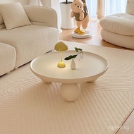 Minimalist Set ins Home Coffee Table Modern Living Room Round Cream Bedroom Internet Celebrity Light