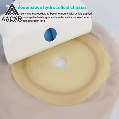 Drain valve One-piece System Colostomy Bags for Adults Disposable Colostomy Pouch Opening 20-65mm Wi