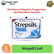 Permen Strepsil Cool 8 tablet - Strepsils Menthol