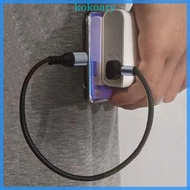 KOK 25cm 90 Degree Elbow Short Type C to USB C USB Cable Fast Charging Cable