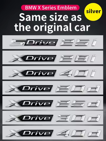 Suitable for BMW X1 X2 X3 X4 X5 X6 X7 F49 U12 F39 G08 G18 F15 F25 F26 G01 G02 G05 G06 G07 logo and t