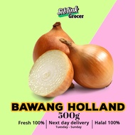 Fresh Bawang Holland Onions Harga Pasar Borong 500g SAYURAN SEGAR Vegetables Murah Grocery Segar Bar