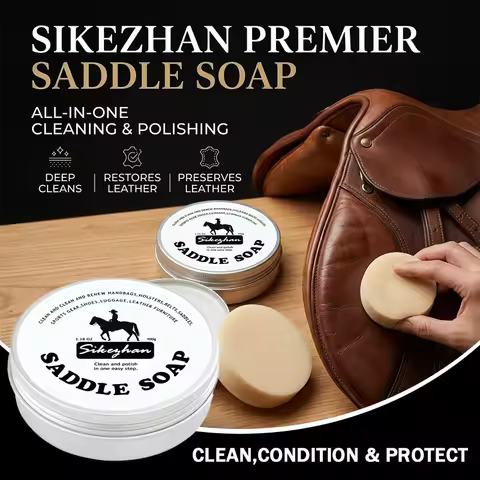Professional Horse Saddle Conditioner Mink Oil Cream for Equestrian Gear Tack and Leather Boots Deep