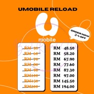 3%OFF Umobile Topup / Umobile Postpaid Bill Payment Fast Reload