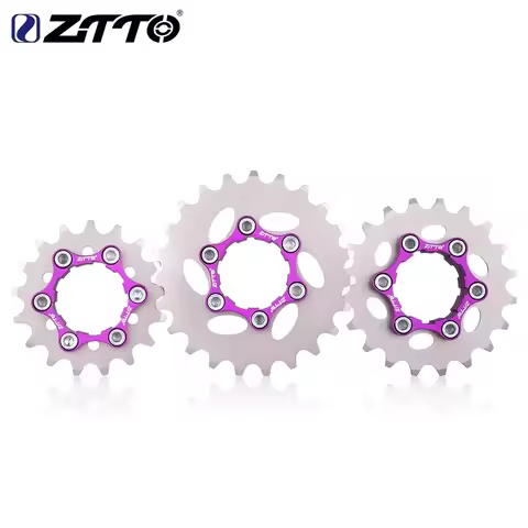 ZTTO MTB 1Speed Bike Cassette One Speed Cog 16T 17T 18T 19T 20T 21T 22T 23T Single Gear Fixed HG Fre