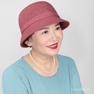 Middle Female Hat Mother Summer Sunshade Sunscreen Hat Man Bucket Hat Cloth Hat Man Grandma Hat EHCQ